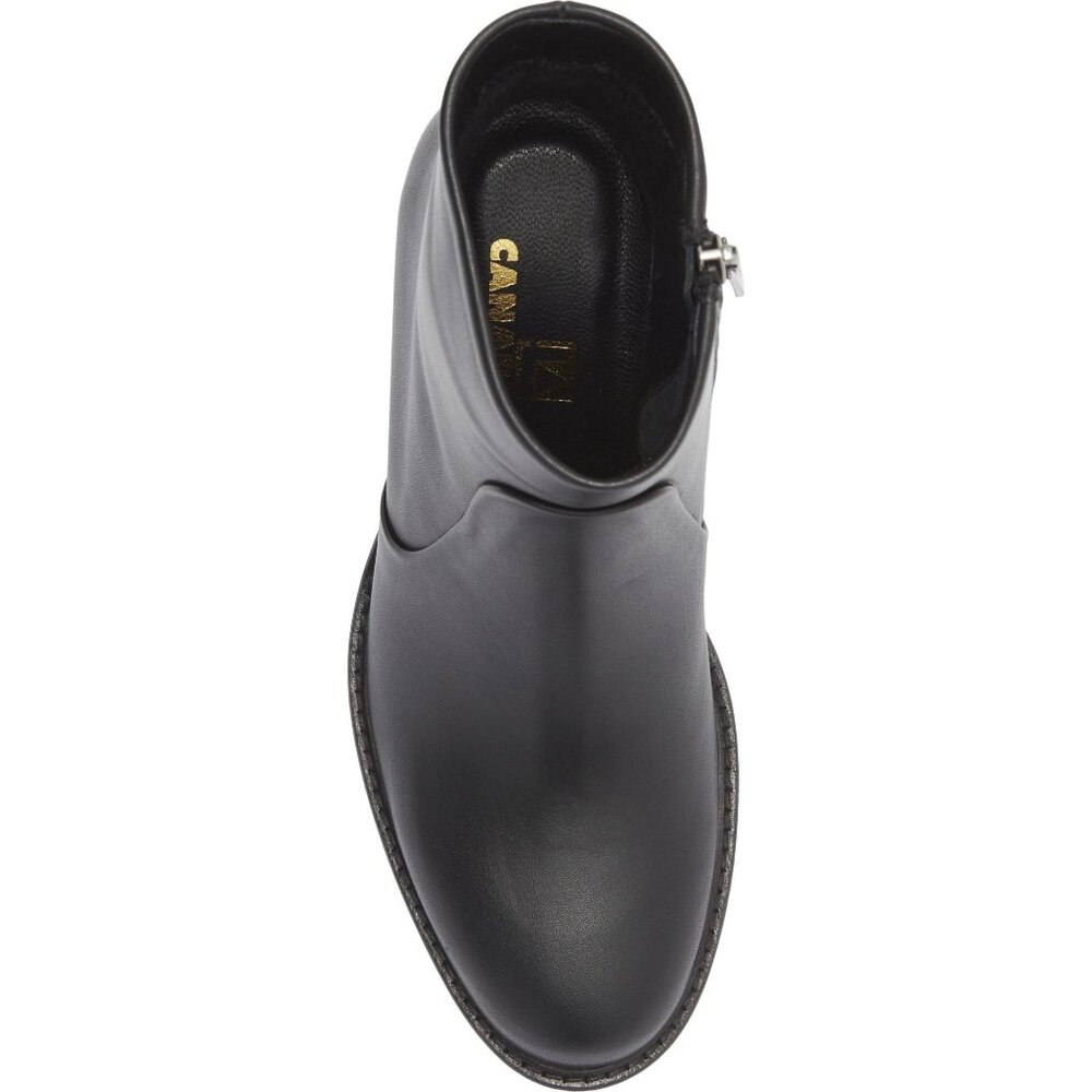 🆕 LA CANADIENNE Livon City Dry Waterproof Platform Leather Bootie 9 Black - Picture 8 of 16